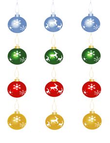 Christmas Baubles Royalty Free Stock Image Christmas Baubles Royalty Free Stock Image
