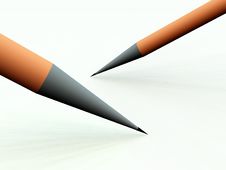 Some Pens Or Pencils 18 Royalty Free Stock Images