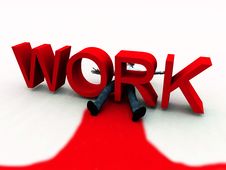 Free Work Is Murder 4 Stock Photo - 3587310