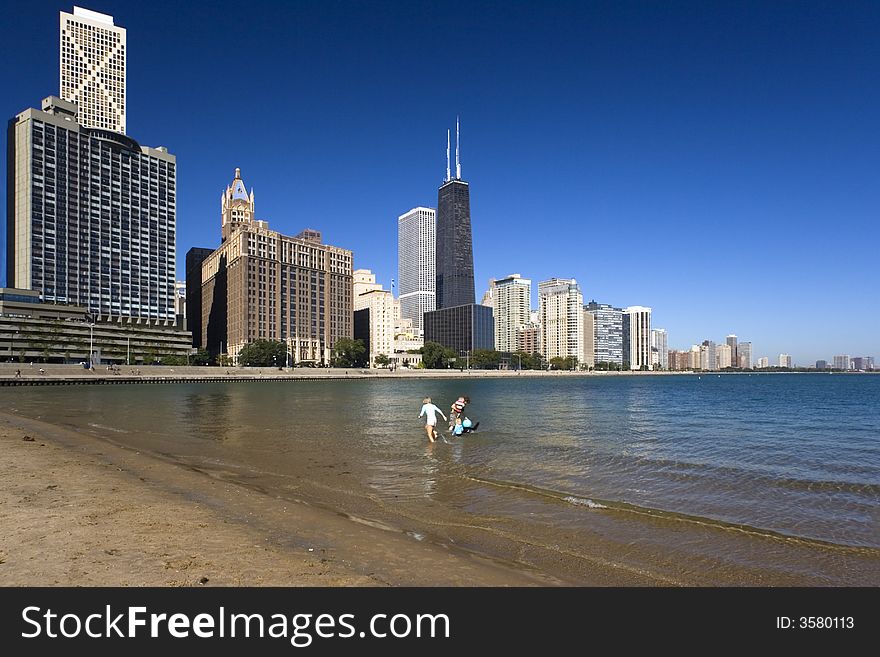 Downtown Chicago - Golden Coast in the morning