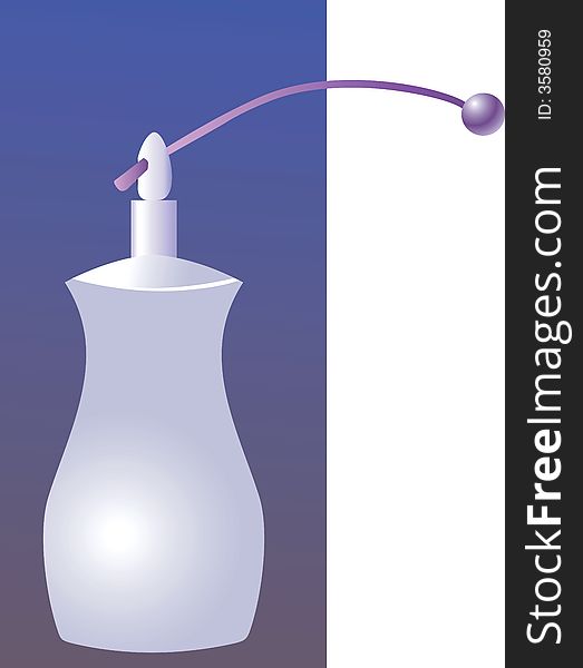 Spray bottle with a long handle,. Spray bottle with a long handle,