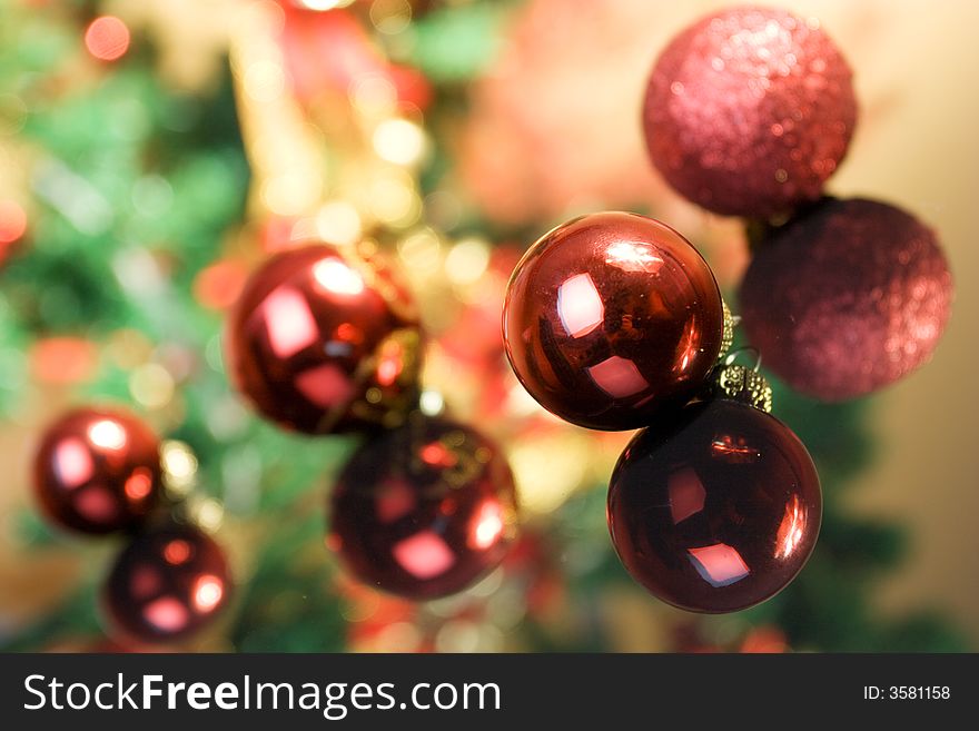 Beautiful Christmas balls ( mirror effect). Beautiful Christmas balls ( mirror effect)