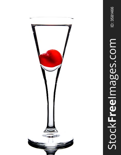 Shot Glass With Cherry