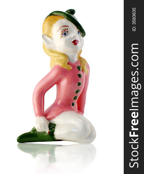 Vintage Elf Girl Figurine