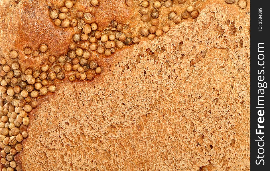 Crust Of Bread With Coriander