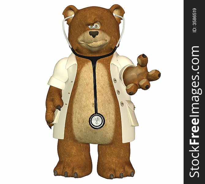 Illustration of a Doctor Bear