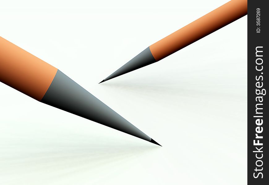 An image of some pencils or pens on some paper. An image of some pencils or pens on some paper.