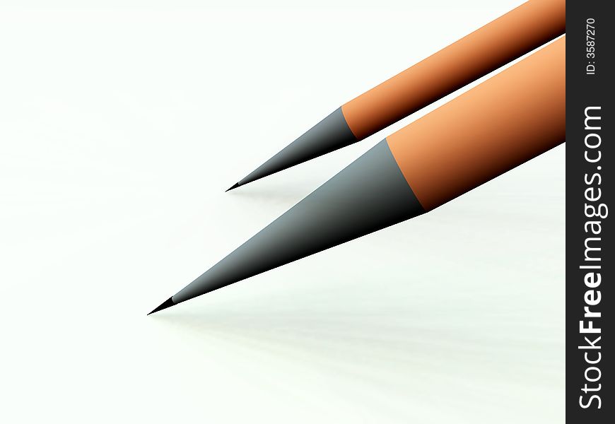 An image of some pencils or pens on some paper. An image of some pencils or pens on some paper.