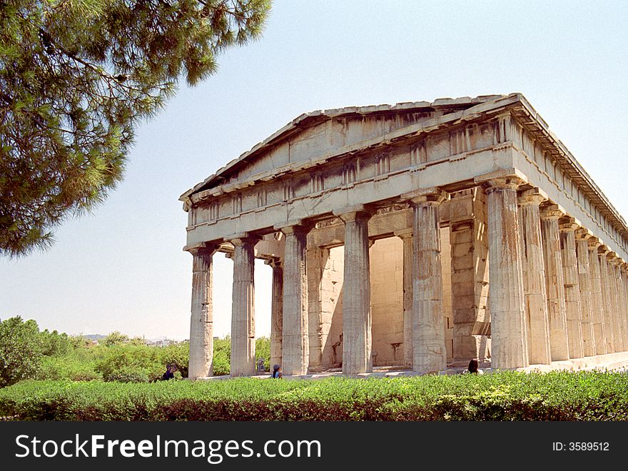 Temple Of Haephastus In Athens