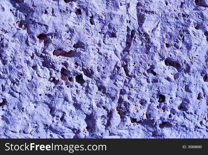 Texture of wall -  blue background