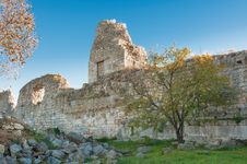 The Ruins Of The Ancient City Of In Chersonese Royalty Free Stock Photos