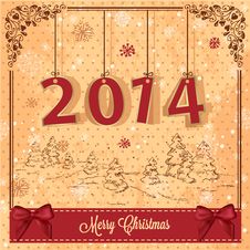Hand Drawn Christmas Background Stock Photography Hand Drawn Christmas Background Stock Photography