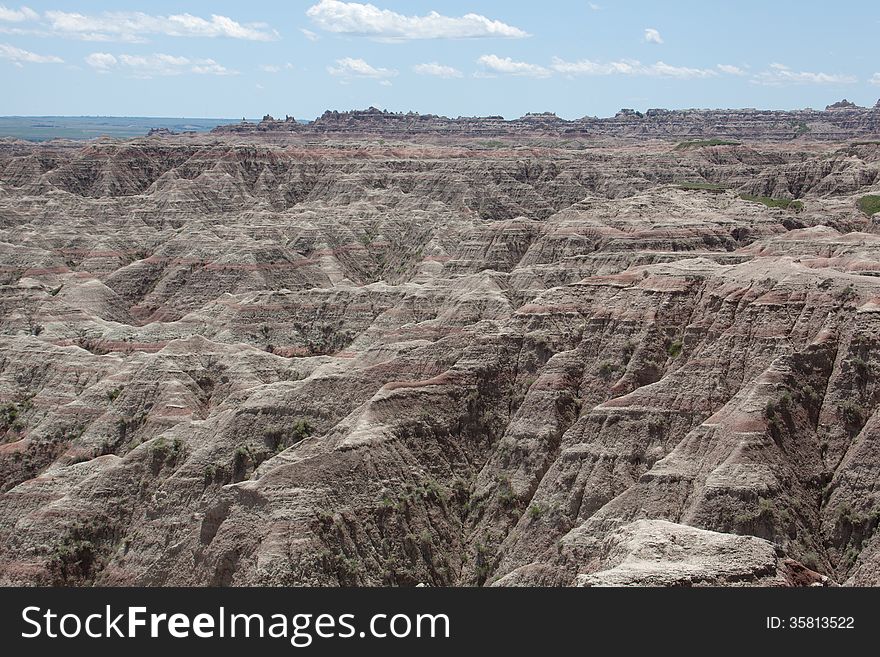 The beautiful Badlands of South Dakota. The beautiful Badlands of South Dakota