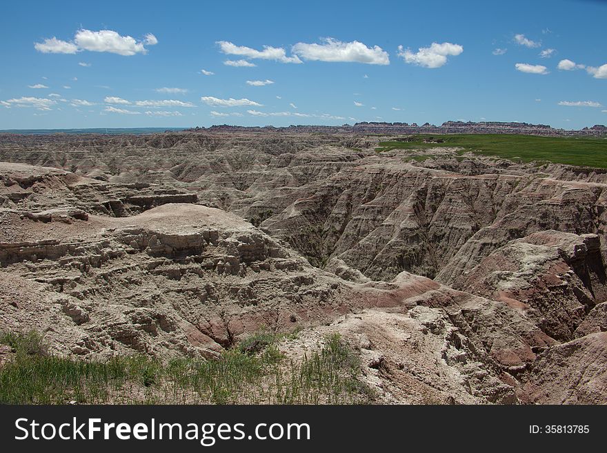 The beautiful Badlands of South Dakota. The beautiful Badlands of South Dakota