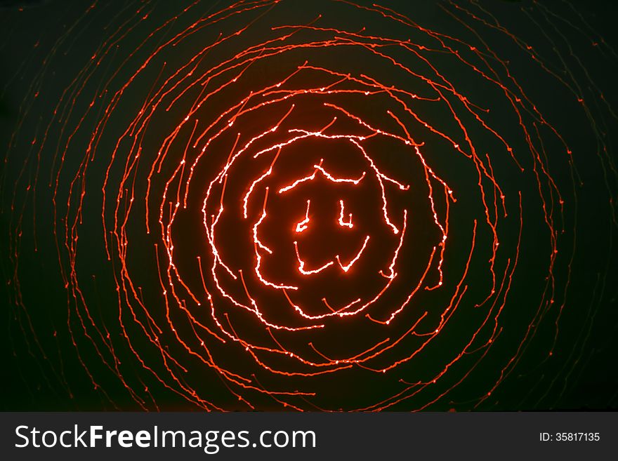 Modern background generated from red laser light. Modern background generated from red laser light