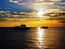 Ocean Sunset Royalty Free Stock Photo Ocean Sunset Royalty Free Stock Photo