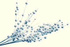 Holiday Decorative Twig With Small Bubbles Royalty Free Stock Photos Holiday Decorative Twig With Small Bubbles Royalty Free Stock Photos