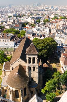 View Of Paris From The Sacre Coeur Stock Photo View Of Paris From The Sacre Coeur Stock Photo