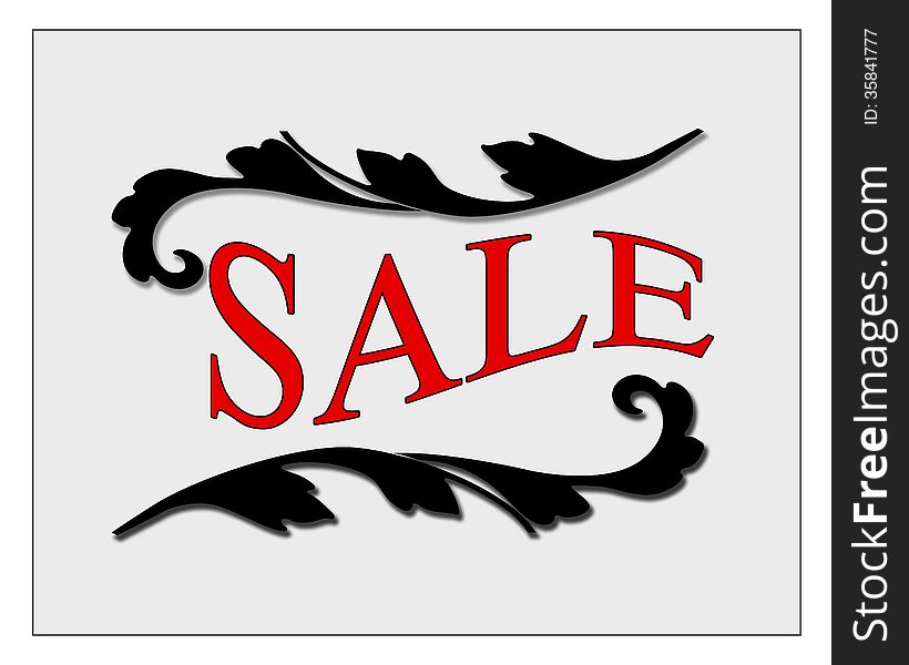 Sale sign