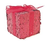 Red Glitter Box Stock Photography