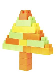Brick Triangle Tree Royalty Free Stock Photography Brick Triangle Tree Royalty Free Stock Photography