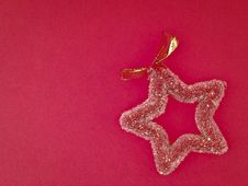 Decorate Red Star Royalty Free Stock Photo Decorate Red Star Royalty Free Stock Photo