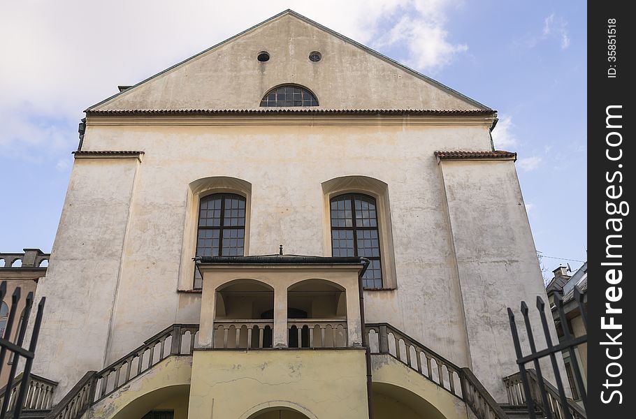 Old Synagogue Izaaka Jakubowicza in Kazimierz, Krakow. Old Synagogue Izaaka Jakubowicza in Kazimierz, Krakow