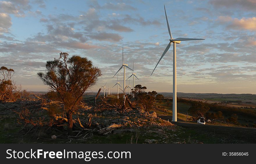 Wind farm in south australia