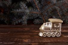 Composition Of A Candle And Fir Branches Royalty Free Stock Photography Composition Of A Candle And Fir Branches Royalty Free Stock Photography