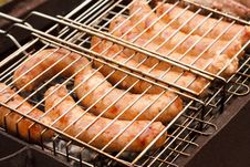 Barbecued Pork Sausages Royalty Free Stock Photo Barbecued Pork Sausages Royalty Free Stock Photo