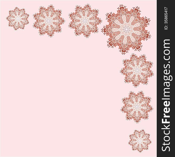 Romantic vintage pink lace ornament photo paper texture. Romantic vintage pink lace ornament photo paper texture