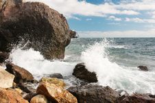 Rocky Coast Of The Black Sea Stock Photos Rocky Coast Of The Black Sea Stock Photos