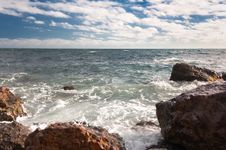 Rocky Coast Of The Black Sea Royalty Free Stock Photography Rocky Coast Of The Black Sea Royalty Free Stock Photography
