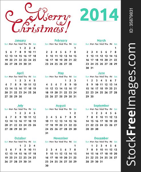 2014 Christmas Calendar