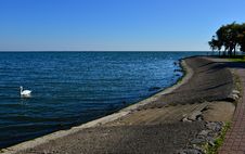 View On Curonian Lagoon In Nida Stock Image