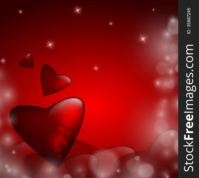 Valentine's day vector background with copy space. Eps10. Valentine's day vector background with copy space. Eps10