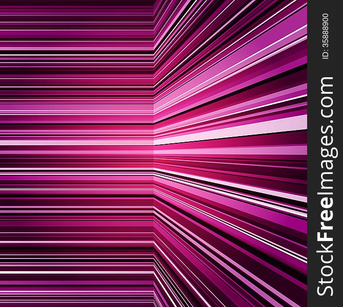 Abstract Purple Warped Stripes Background