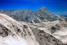 Winter In The Mountains Stock Images Winter In The Mountains Stock Images