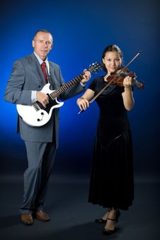 Duet Royalty Free Stock Image