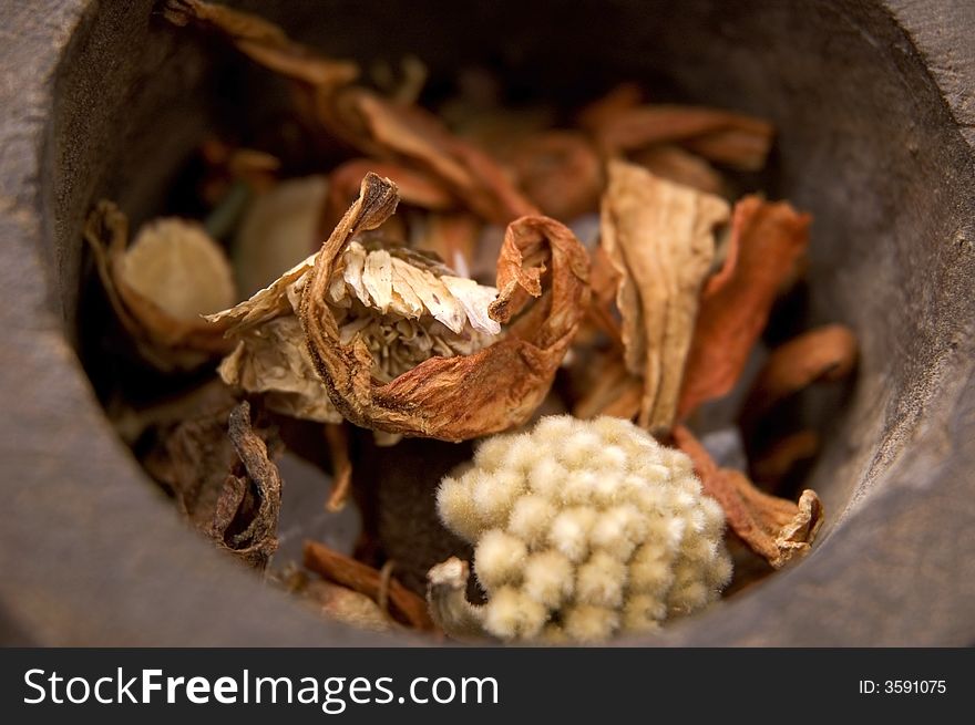 Wooden box of tea leaves - orange, jasmine, fruit and flower. Wooden box of tea leaves - orange, jasmine, fruit and flower