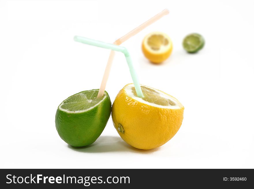 Lime plus lemon, fresh juice