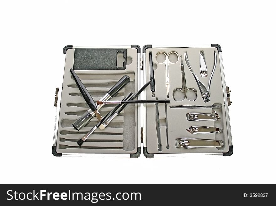 Manicure set for the beaty specialist to do your nail