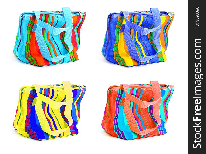 Four Multicolored Bags