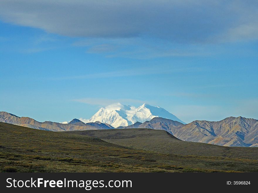 Mount Denali in Denali National Park in Alaska