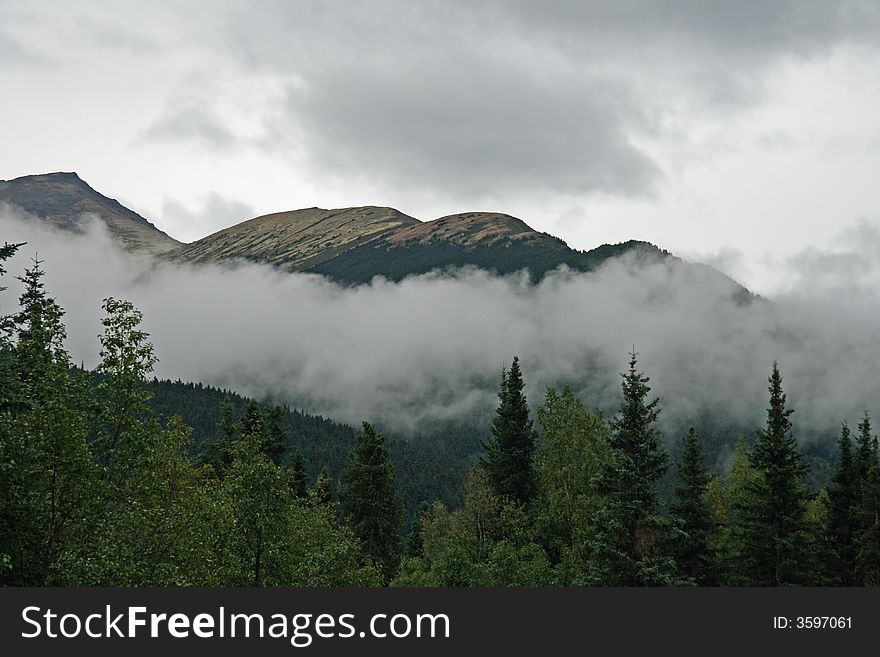 Extreme landscape in Alaska wilderness. Extreme landscape in Alaska wilderness.