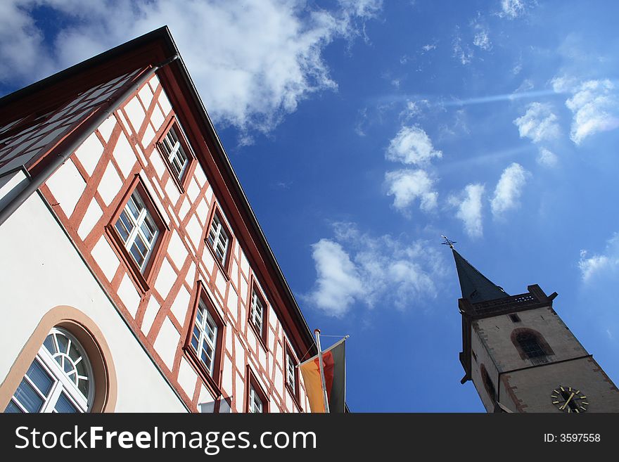 Good old germany with a church