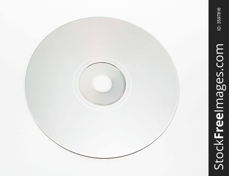 Compact disk downside silver surface!