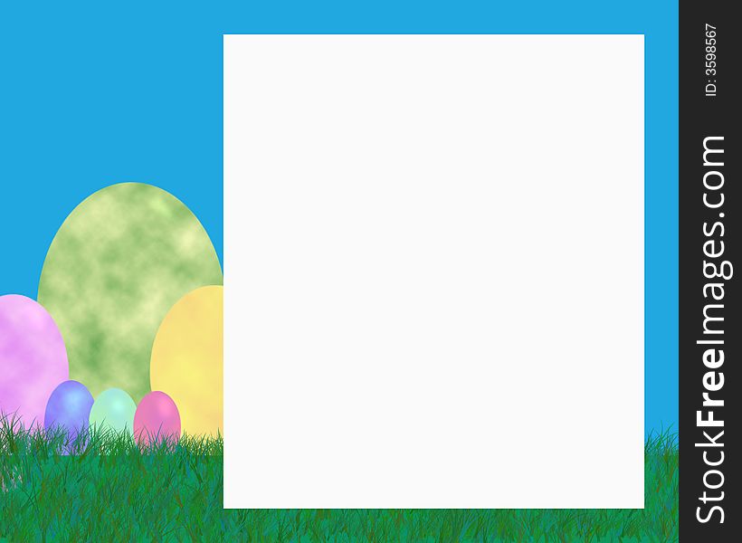 Easter photo frame