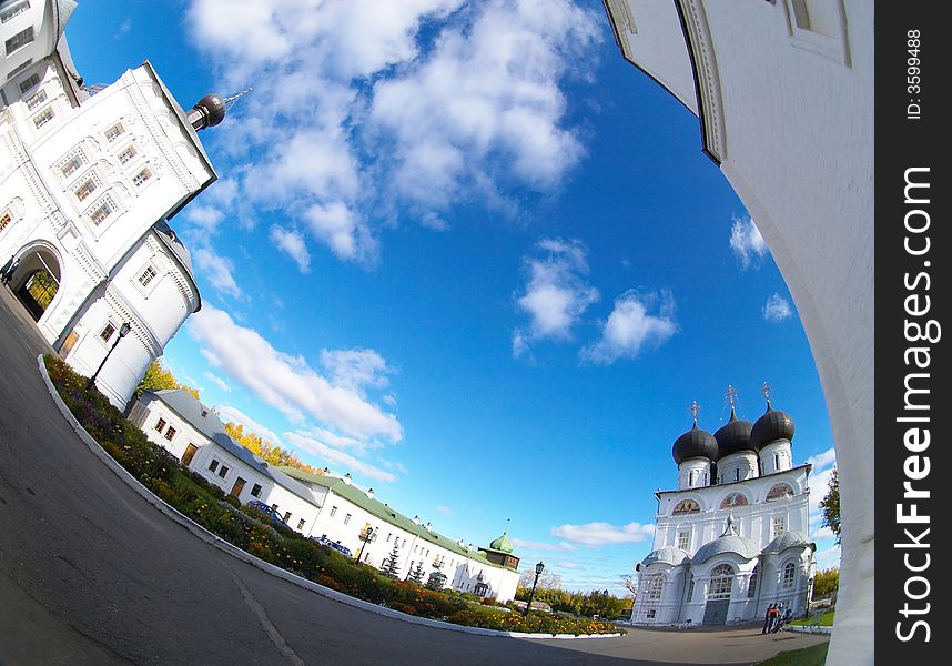 Old russian monastery in te city of Kirov. Old russian monastery in te city of Kirov