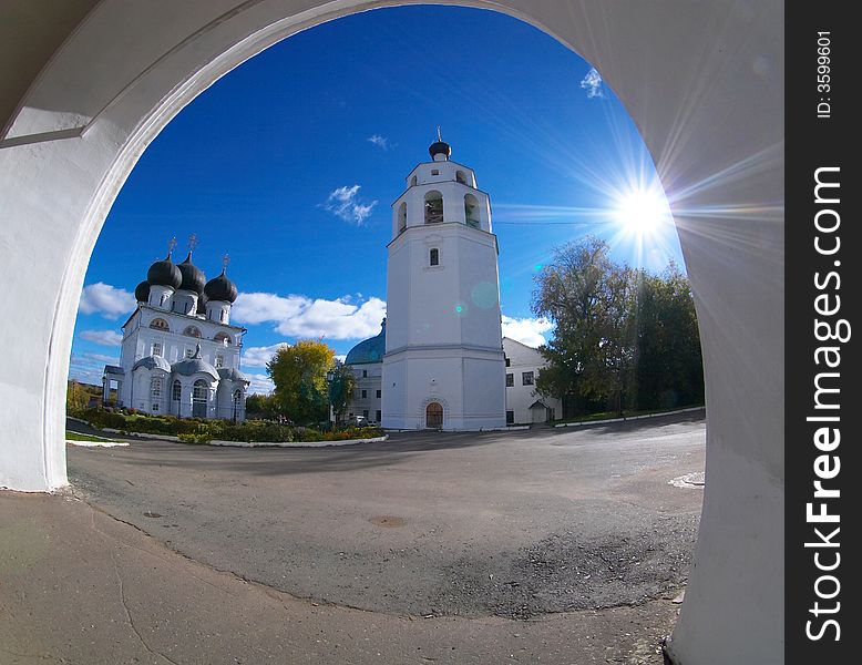 Old monastery in the city of Kirov. Old monastery in the city of Kirov